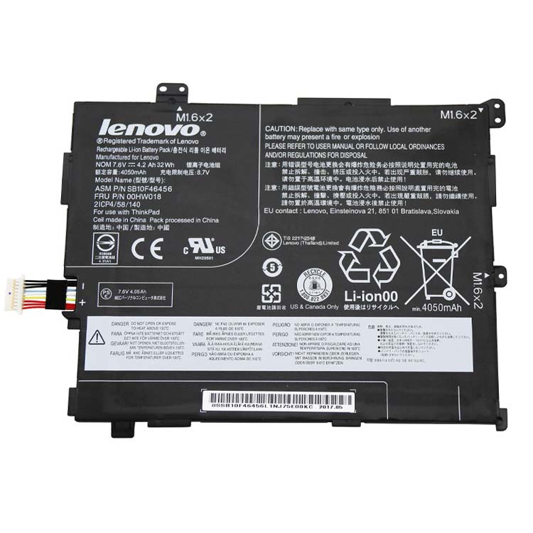 Replacement Battery for LENOVO 00HW017 battery