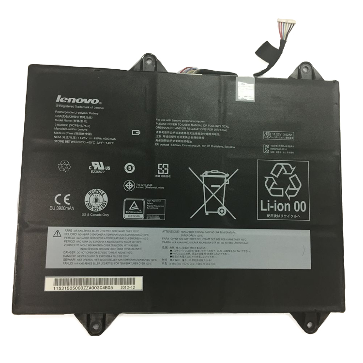 Replacement Battery for Lenovo Lenovo Thinkpad 31505000(3ICP5/46/75-2) battery