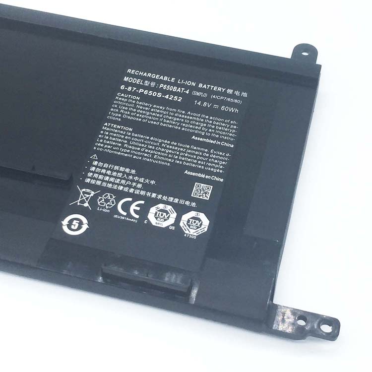 CLEVO Sager NP8652 battery