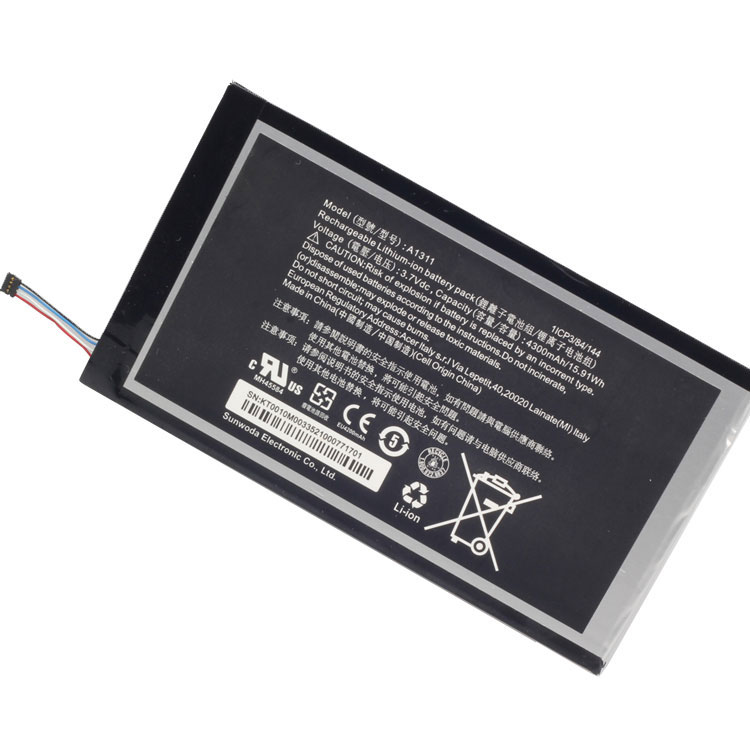 Replacement Battery for ACER Iconia A1-830-25601G01nsw battery