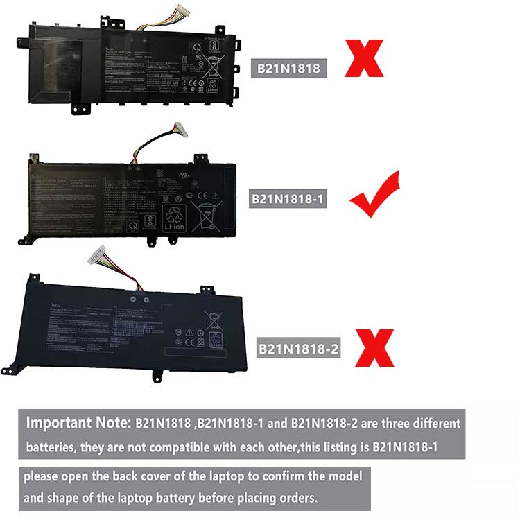 ASUS Y5200F battery