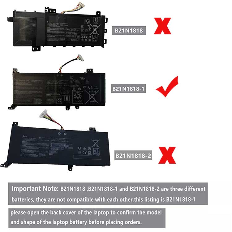 ASUS B21N1818-3 battery