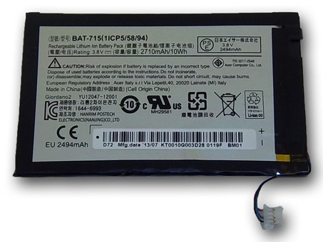 Replacement Battery for ACER 1ICP5/60/80 battery