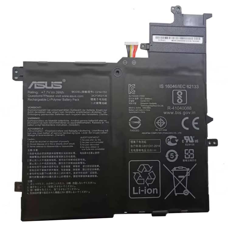 Replacement Battery for ASUS  battery