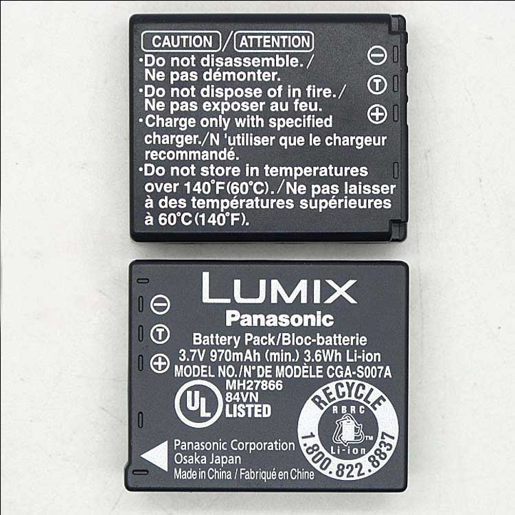 PANASONIC Lumix DMC-TZ3EF-S battery