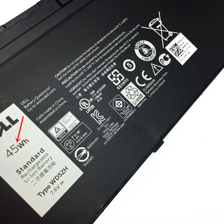 DELL GVD76 battery