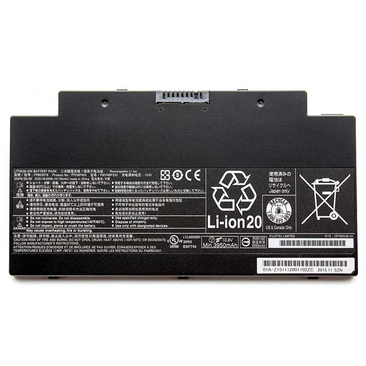 Replacement Battery for FUJITSU FPCBP424 battery