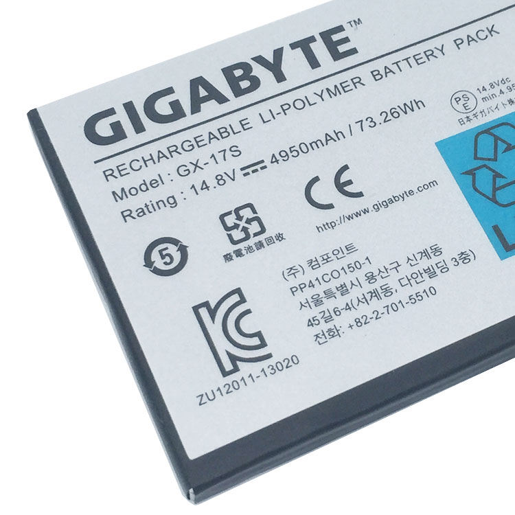 GIGABYTE GX-17S battery