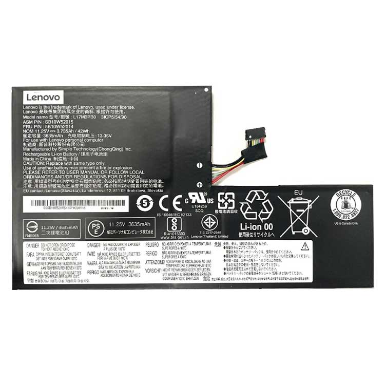 Replacement Battery for Lenovo Lenovo 500E Chromebook 1st Gen Series battery