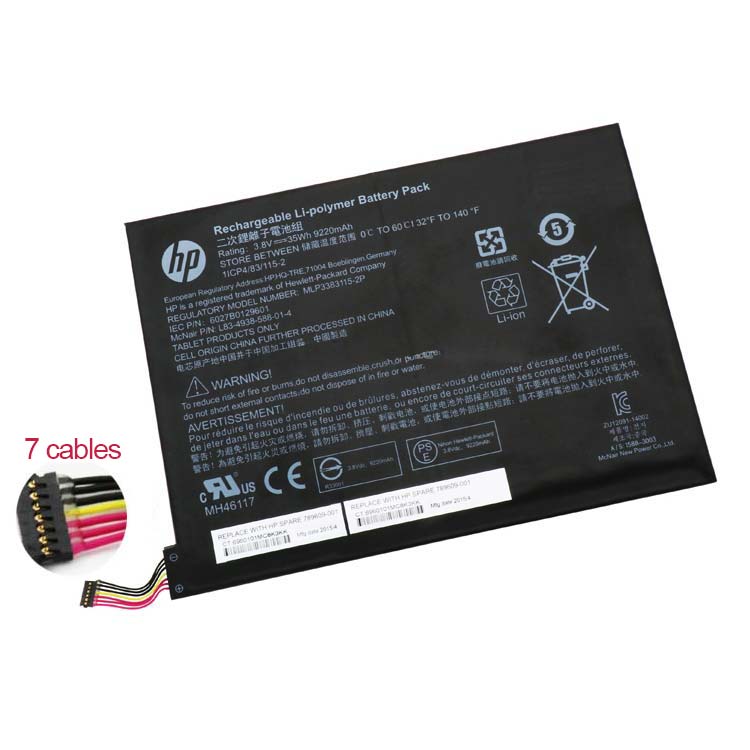 Replacement Battery for HP Pavilion x2 10-j025tu(K5C46PA) battery