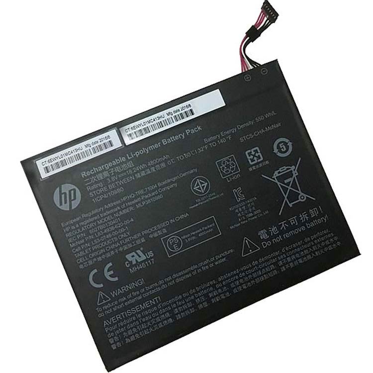 Replacement Battery for HP HP PRO WINDOWS TABLET 408 G1 I508O battery