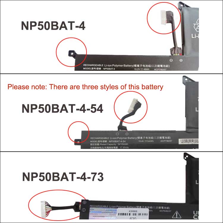 CLEVO NP50BAT-4-54 battery