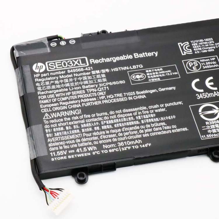HP HSTNN-UB6Z battery