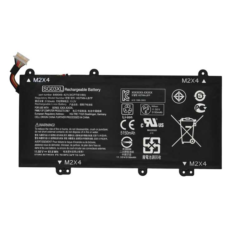 Replacement Battery for HP HSTNN-LB7E battery