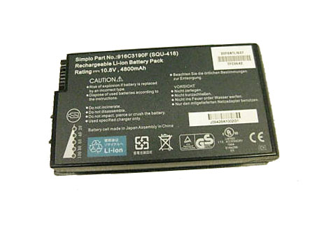 Replacement Battery for MAXDATA SQU-418 battery