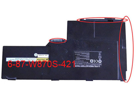 Replacement Battery for Clevo Clevo W870 Series battery